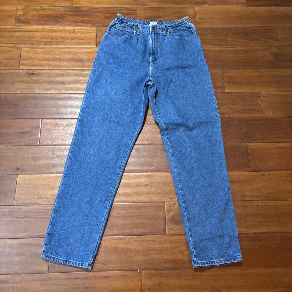 LL Bean Original Fit Lined Jeans Dark Wash Cozy Cabin‎ Core| Size 12 Tall